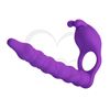 Anillo doble penetracion con vibracion y carga USB
